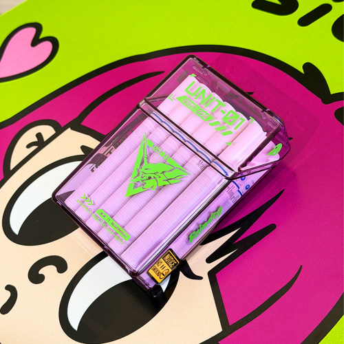 raindog新品创意初号机紫透明塑料烟盒创意男生礼物