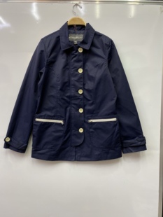 bauer女装 款 风衣 偏修身 藏蓝色防水防风 eddie