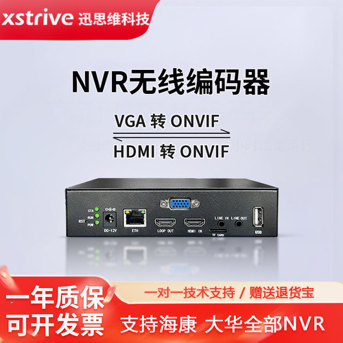 迅思维VGAHDMI编码器支持所有NVR