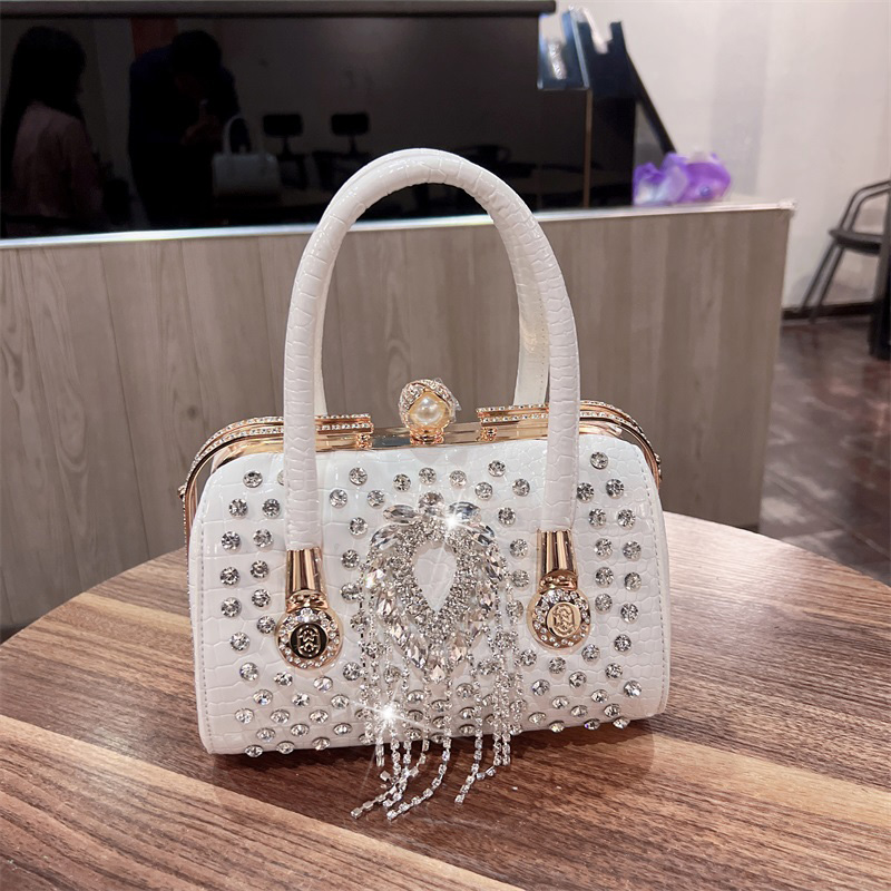 镶钻包包女士2025新款高级感包包斜挎包女高颜值洋气包通勤手提包