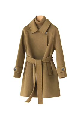 【虹虹Tia专享】短款羊毛大衣轻奢上衣短款羊毛外套20279