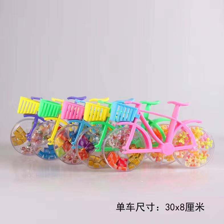 创意玩具糖共享单车压片糖果40辆/桶儿童节礼物小颗粒多彩糖包邮