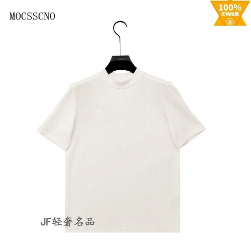 MOCSSCNO曼斯凯奴 2026秋冬新款高圆领短袖T恤衫 绵柔亲肤时尚款