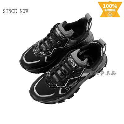 特惠 SINCE NOW 秋冬新款休闲鞋 进口牛皮网布 拼色时尚潮流款