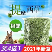 4送1提摩西草干草500g兔子龙猫饲料豚鼠粮食牧草甘肃北提21年新草
