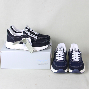 出韩国高级货男女减震透气运动鞋真皮休闲户外跑步鞋子