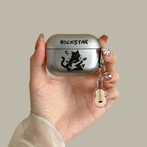 吉他黑猫airpods4保护套