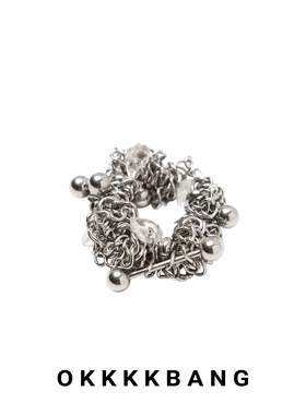 Okkkkbang爆款温柔铃铛弹力指环