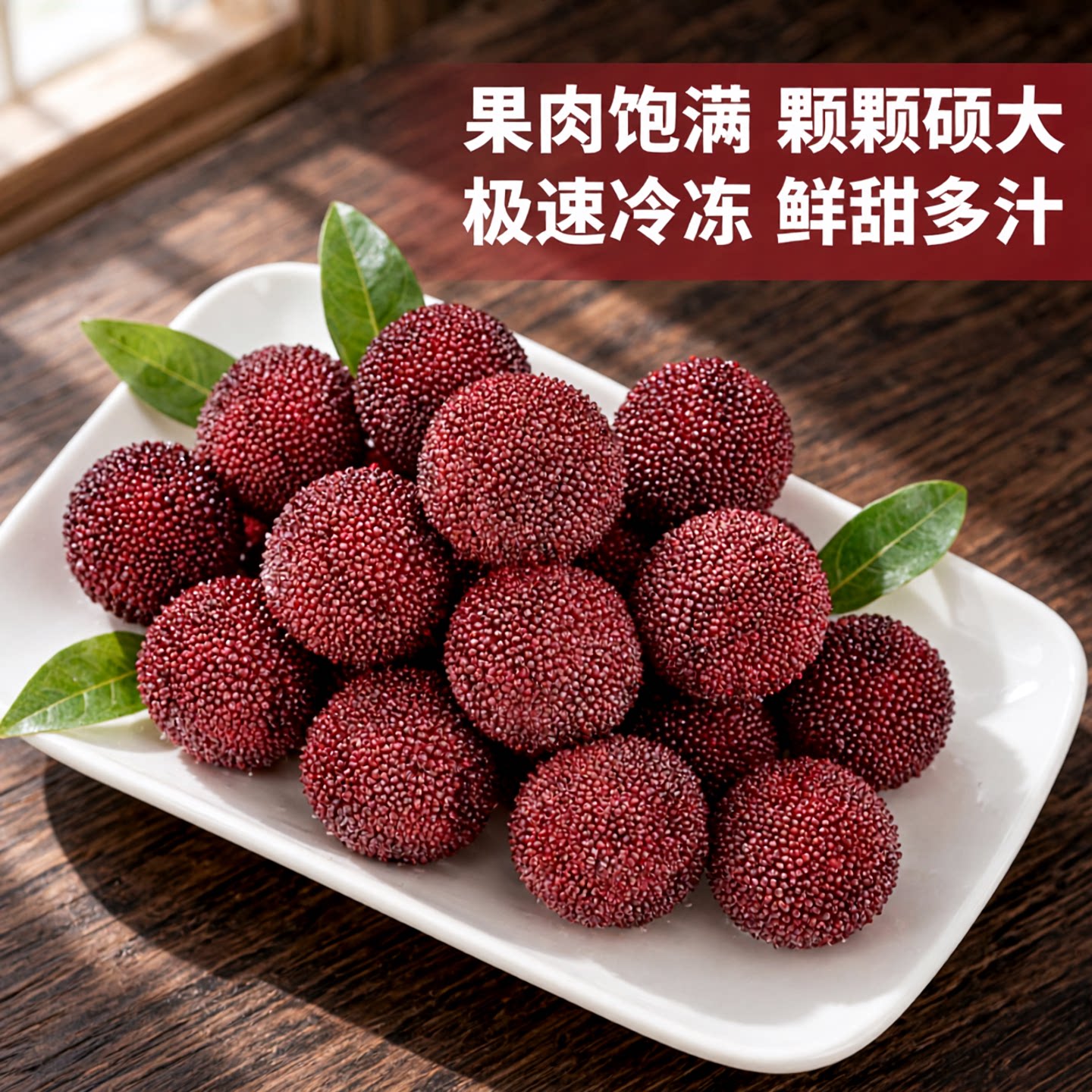 冰杨梅袋装速冻冰镇杨梅球新鲜水果特大果肉冷冻休闲零食开袋即食