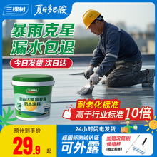 三棵树屋顶防水补漏材料房顶楼顶裂缝涂料漏水渗水胶外墙堵漏王