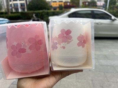 晨光限量版樱花彩色塑料笔筒1个