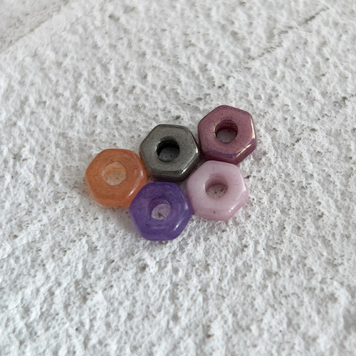 独家捷克珠一粒沙玻璃螺母珠