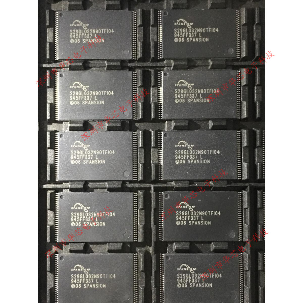 S29GL032N90TFI04 TSOP48 SPANSION 4M x 8位 闪存 全新原装正品