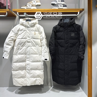 连帽羽绒服3ADJB1156 保暖防水防风防泼水长款 MLB25年冬季 男女时尚