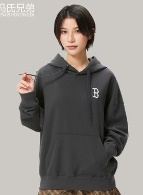 MLB26年春季男女时尚休闲运动百搭复古连帽衫卫衣套头衫3AHDV0361