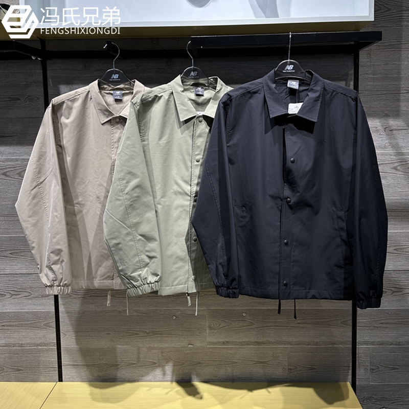 NEWBALANCE外套男翻领工装防风