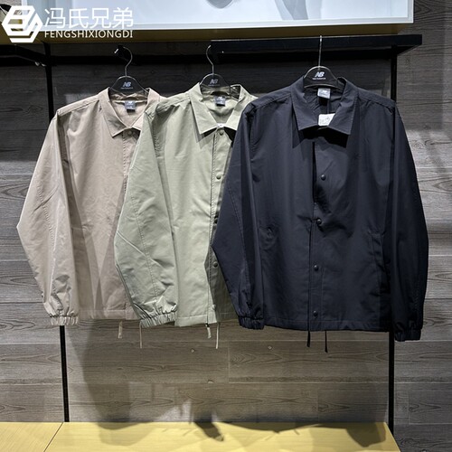 NEWBALANCE外套男翻领工装防风