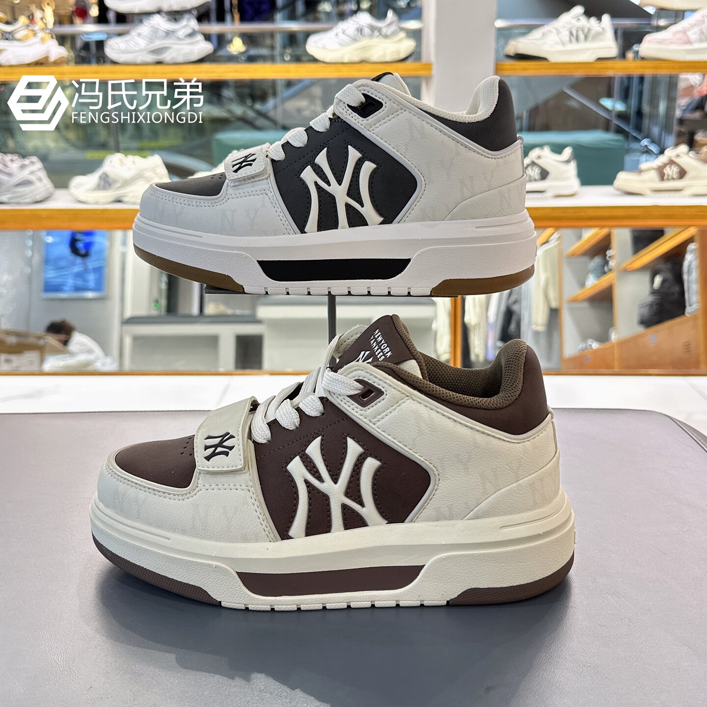 MLB 25年秋季男女时尚休闲复古潮流厚底增高运动学长鞋3ASXW015N,运动鞋new,运动休闲鞋,淘宝优惠券,粉丝福利购,淘宝优惠卷