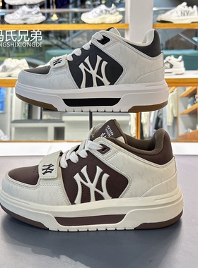 MLB 25年秋季男女时尚休闲复古潮流厚底增高运动学长鞋3ASXW015N