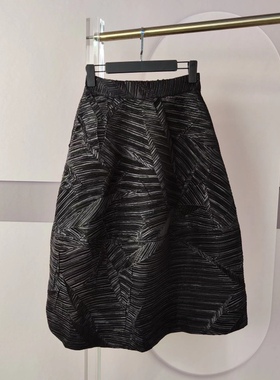 【邢康莉甄选】摺之韵春夏新款重工特定半身裙#2022S105