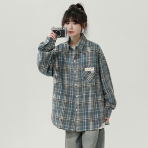 现货 2025秋 男女休闲格子长袖衬衫 CS2479-特P40图片