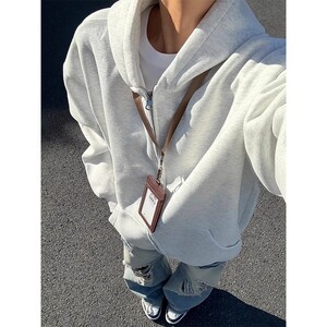 网图 现货 秋季高克重双开拉链开衫连帽卫衣WY2550-特P50图片