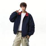 2026春季新款美式复古撞色翻领夹克JK2699860-P65,男装夹克,星座418-2,四季星座 2026春季新款美式复古撞色翻领夹克JK2699860-P65,男装夹克,星座418-2,四季星座