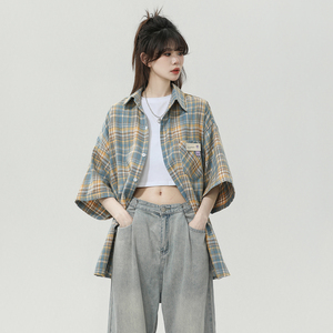 2024 夏季新款 休闲格子衬衫 CS2459-P45图片