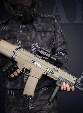 SCAR儿童男孩水晶手自一体M416玩具抢电动连发自动仿真软弹专用枪