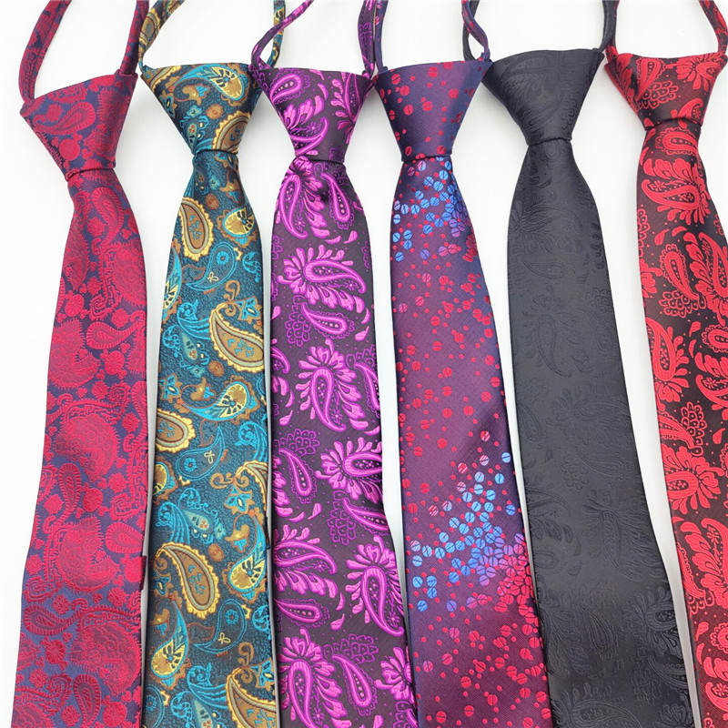 领带男拉链式黑色免打领带男正装商务结婚韩版懒人学生职业西装宽