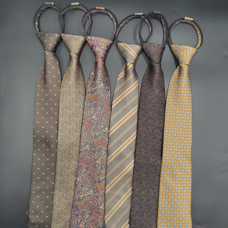 良呔香槟色新郎结婚韩版懒人拉链