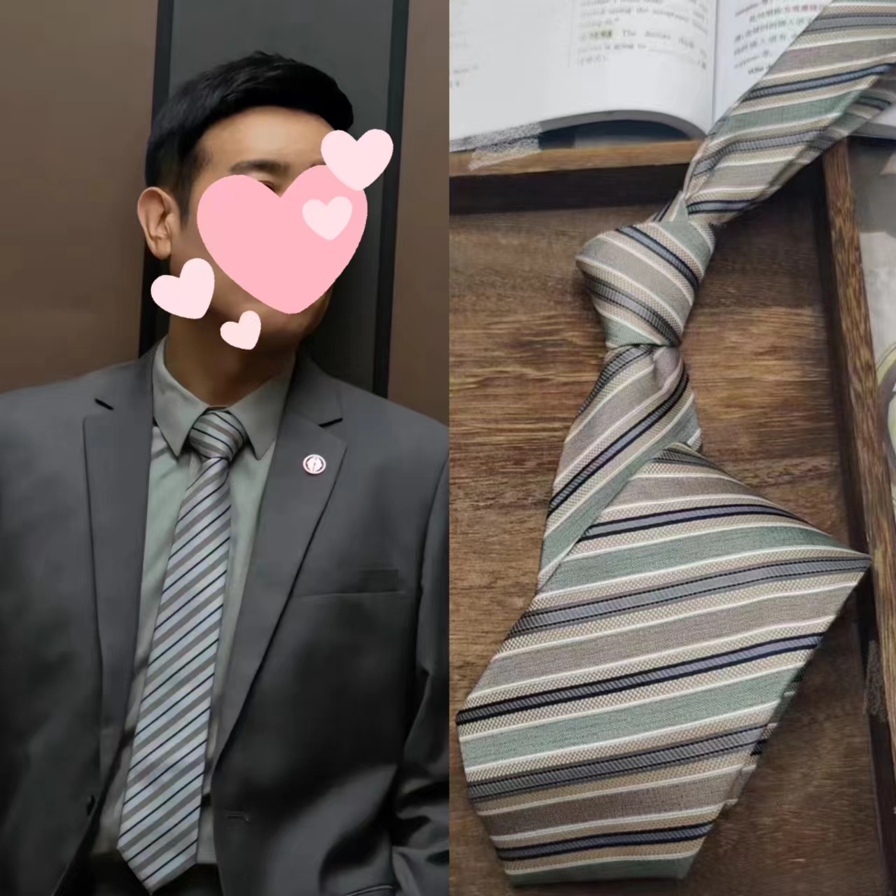 城中之城于和伟财同款!高管!男士商务高档正装手打领带
