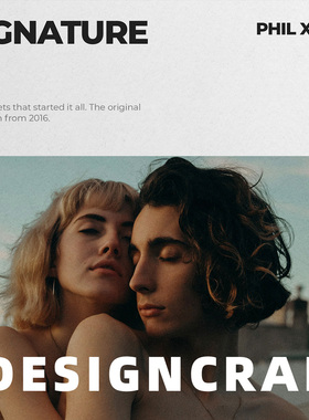 Lightroom预设Phil Chester签名电影风格人像街拍手机版LR滤镜PS