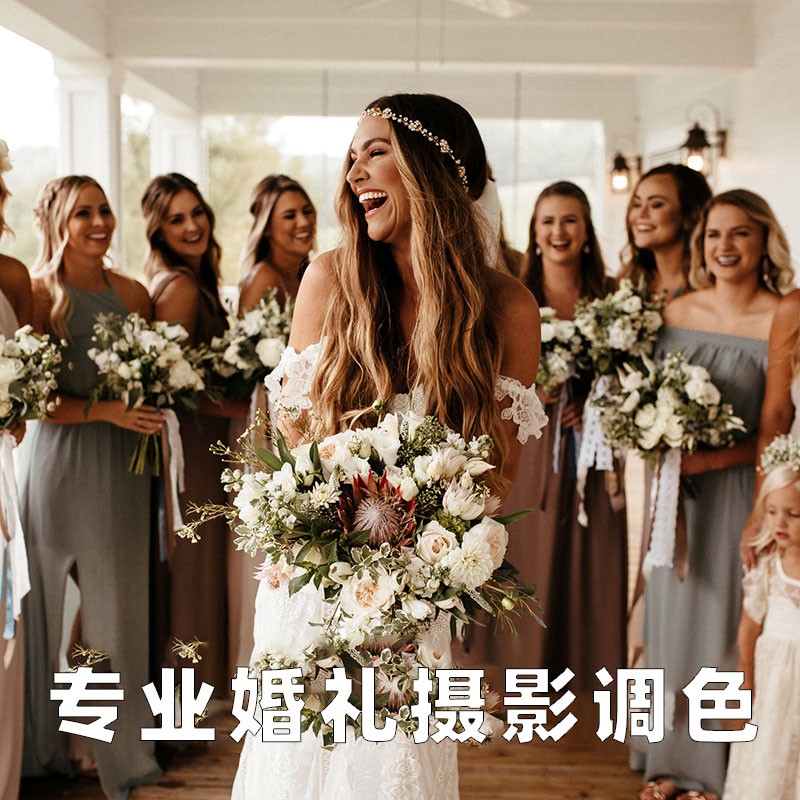 LR预设-专业婚礼摄影师浪漫温暖色调海滩人像风景网红调色PS滤镜
