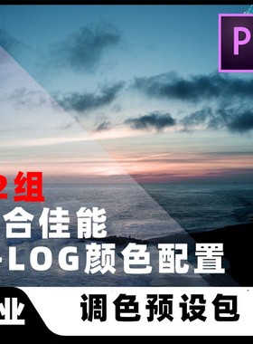 专用佳能C-LOG颜色配置LUTS专业调色滤镜预设PR/AE/PS/FCPX
