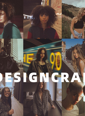 Lightroom预设90's复古胶片颗粒朦胧电影感肖像LUTs摄影LR滤镜PS