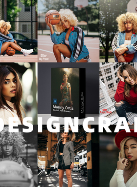 Lightroom预设MANNY ORTIZ电影人像FILMIC PORTRAIT肖像LR滤镜PS