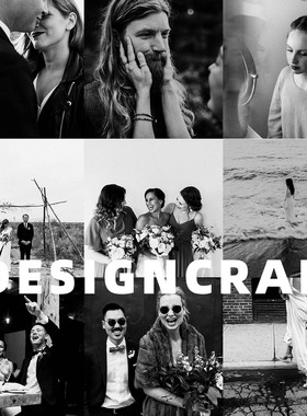 大师级Lightroom预设SLATE&IVORY黑白BW情绪色调人像婚礼LR滤镜PS