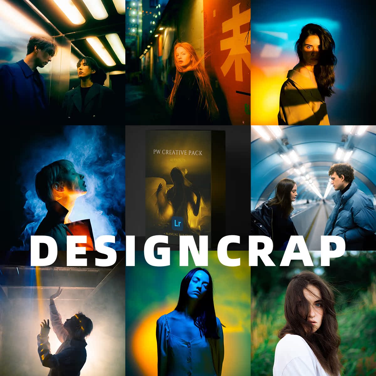 大师级Lightroom预设PW Creative pack创意人像摄影肤色LR滤镜PS