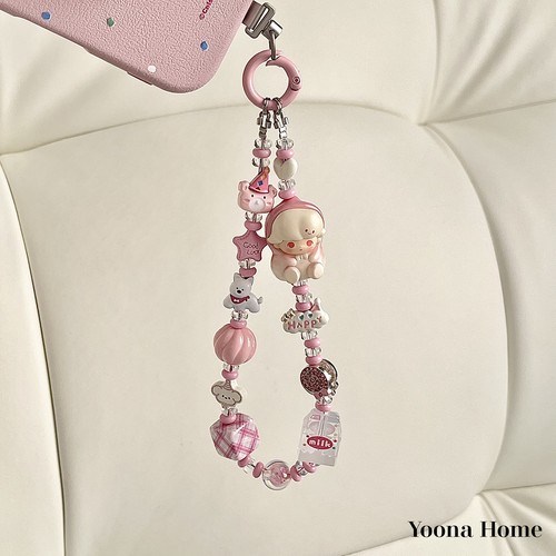 原创正版泡泡玛特萌粒手机链