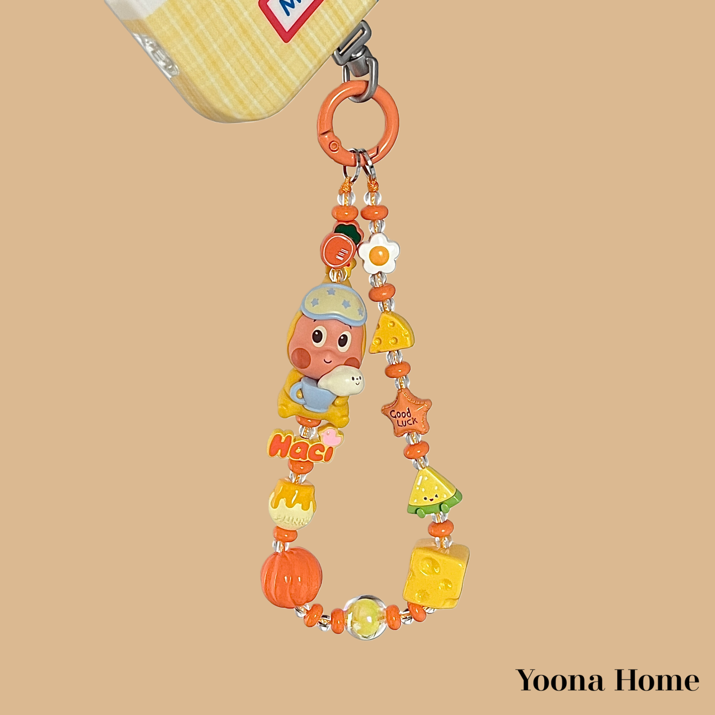 泡泡玛特正版星星人萌粒手机链