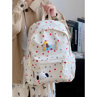 法国MlcanI Kans日系ins少女书包初高中学生出游双肩包可爱背包女