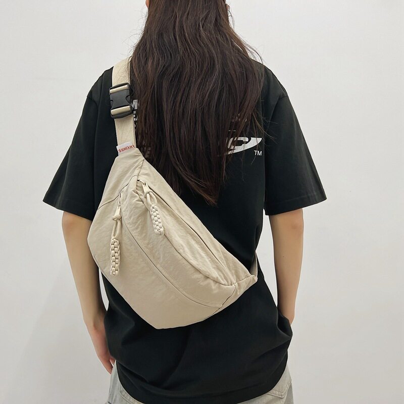 法国CavienKIon日系休闲潮牌运动胸包男托特通勤单肩女包包斜挎包