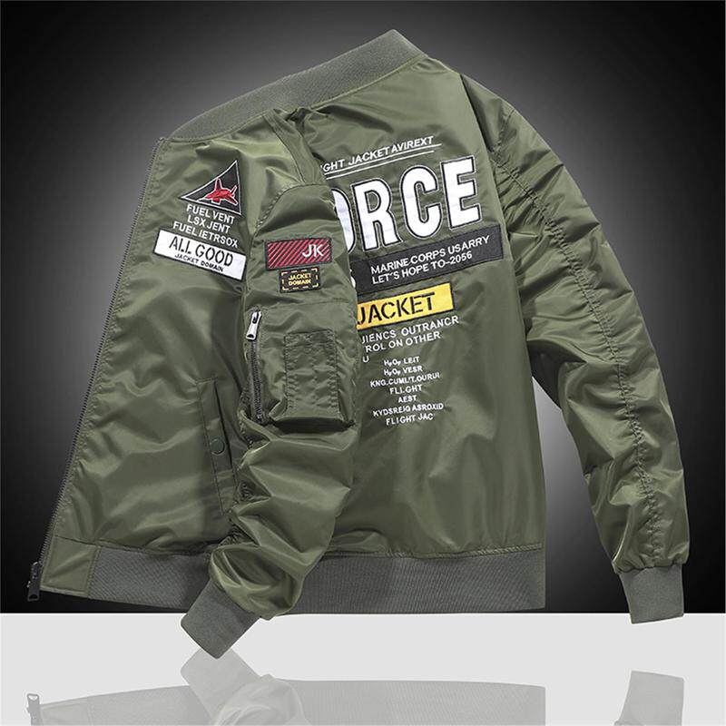 秋冬季加厚棉服男MA-1美式工装飞行员夹克男潮牌棒球服外套