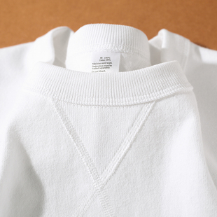 MAROLIO专柜品质！300g重磅白色纯棉短袖T恤男厚实不透夏季半袖衫