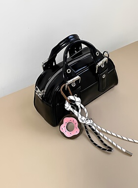 MK DA女包2025新款小众设计百搭手提波士顿包时尚质感单肩斜挎包