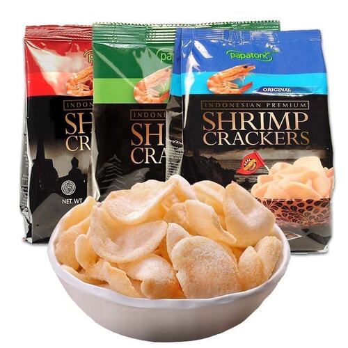 印尼进口啪啪通虾片休闲零食