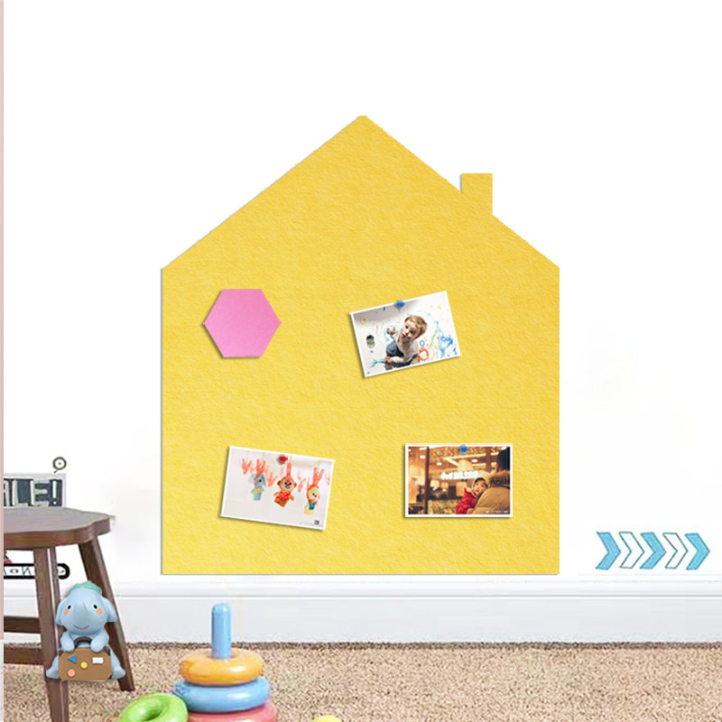 房子造型毛毡板软木板儿童绘画涂鸦写字作品展示板照片墙定制墙贴,文具电教/文化用品/商务用品,软木板/照片板/毛毡板,淘宝优惠券,粉丝福利购,淘宝优惠卷