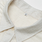 春季上新棉麻长袖衬衫外套MS40-P85，男装衬衫，电商D248