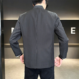 风新中式外套假两件西装D248-003-P155，男装西服套装，电商D248